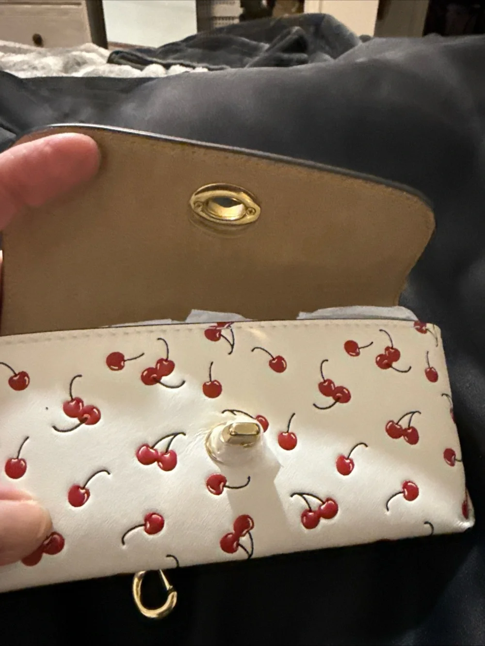 Coach wristlet phone